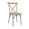 Flash Furniture HERCULES Commercial Light Oak Indoor/Outdoor Wood Look Resin Cross Back Chair L-9-M2-LTOAK-GG - alternate 8